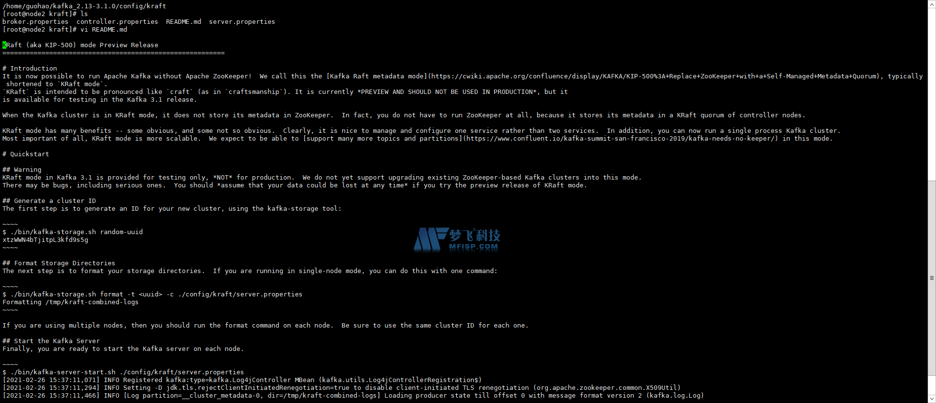 kafkkakafka3.1集群搭建