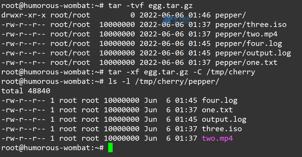 如何在Linux中使用tar和gizp命令归档和压缩文件