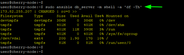 如何使用Ansible Shell模块运行远程命令 如何使用Ansible Shell模块运行远程命令