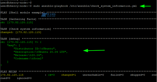 如何使用Ansible Shell模块运行远程命令 如何使用Ansible Shell模块运行远程命令