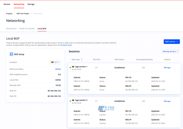 如何使用本地BGP路由创建高可用性集群