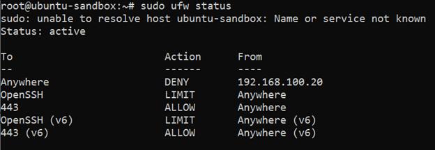 如何使用UFW配置Ubuntu防火墙