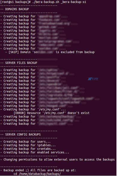 使用Tar和Bera方法备份服务器 使用Tar和Bera方法备份服务器