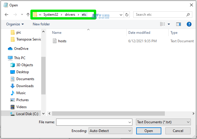 如何使用“主机”文件？