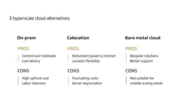 超大规模云替代方案——我有哪些选择？