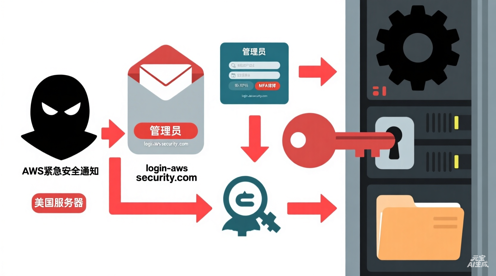 美国服务器网络钓鱼攻击深度解析与全面防御指南