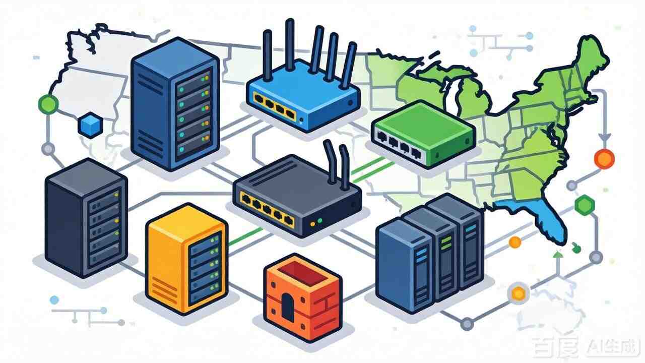 美国服务器网络拓扑的架构、设计与管理实战