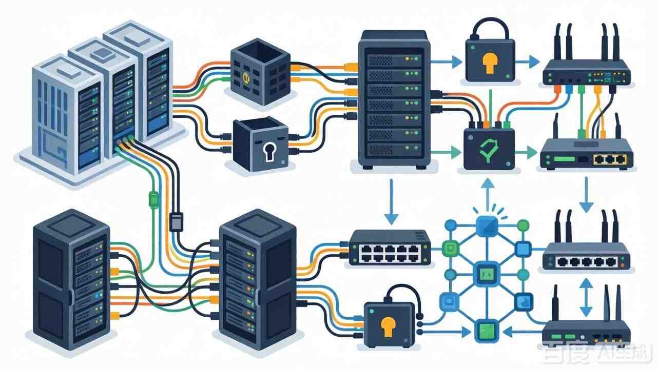 美国服务器网络基础设施从物理连接到软件定义网络的深度解析