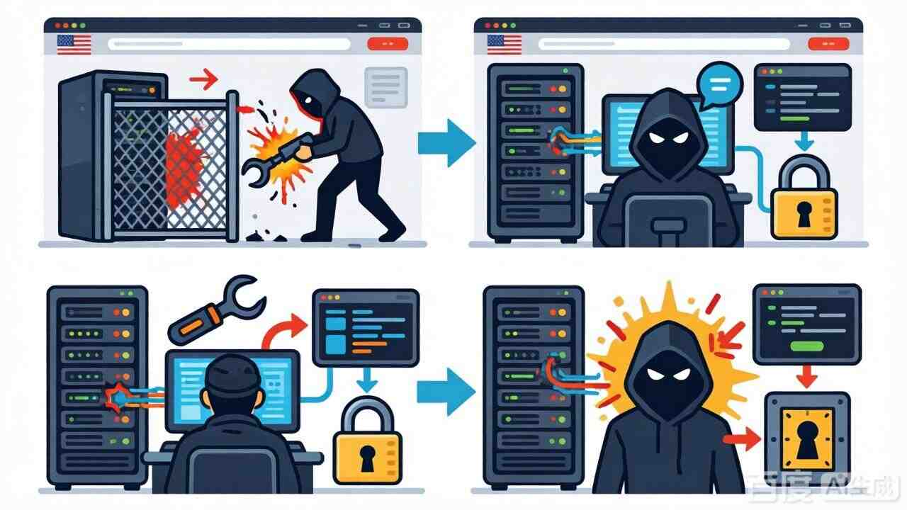 美国服务器网站从基础加固到高级防御全方位安全防护指南