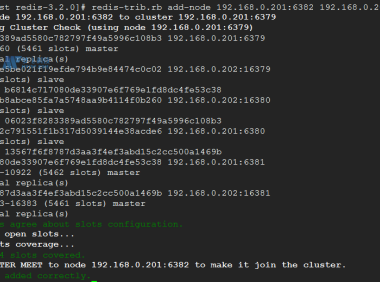 Redis集群管理（一）