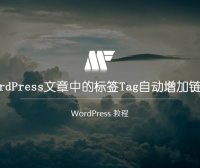 WordPress 文章中的标签Tag自动增加链接
